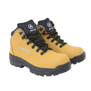 BOTA DE SEGURIDAD INDUSTRIAL DIELECTRICA AMARILLA WESTON #24