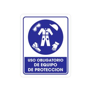SEÑALAMIENTO EQUIPO PROTECCION 25 X 35CM