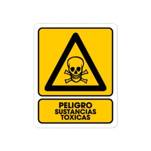 SEÑALAMIENTO MATERIALES TOXICOS 25 X 35CM